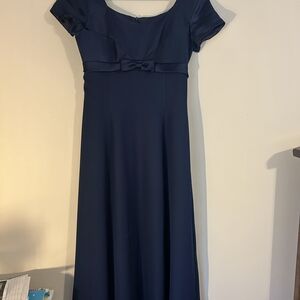 Elegant Navy Maxi Dress